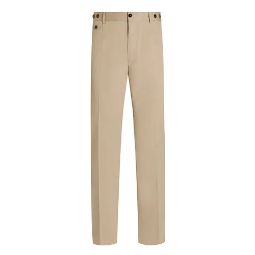Quần Kaki Dolce & Gabbana D&G Black Khaki Pants With Front Pockets GP19VTFUFJ9M0263 Màu Be Size 48
