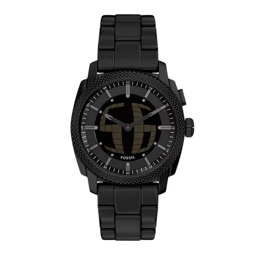 Đồng Hồ Nam Fossil Machine Big Tic 41mm Black Stainless Steel Watch FS6156 Màu Đen