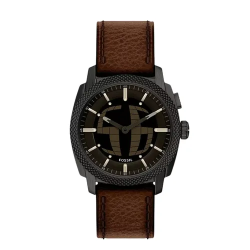 Đồng Hồ Nam Fossil Machine Big Tic 41mm Brown Leather Watch FS6165 Màu Nâu
