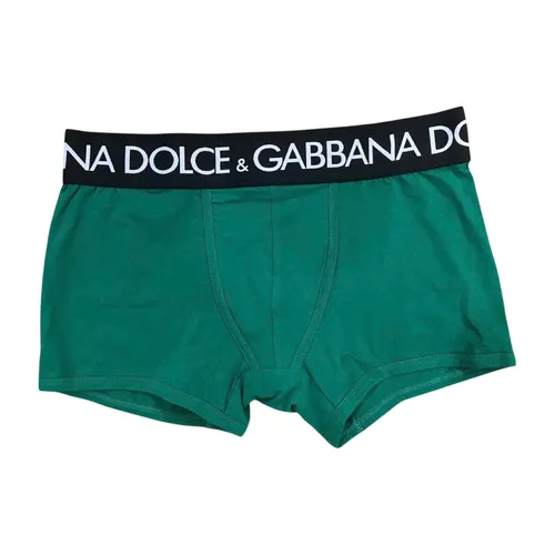 Quần Lót Nam Dolce & Gabbana D&G M4B97 JONN971 Màu Xanh Lá Size 3