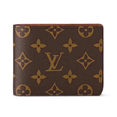 Ví Nam Louis Vuitton LV Multiple Wallet M60895 Màu Nâu Họa Tiết