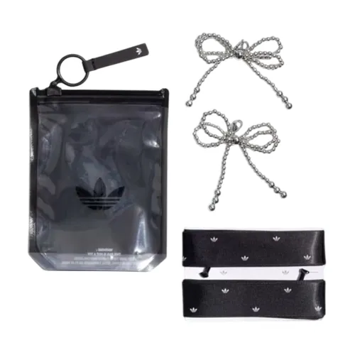 Charm Phụ Kiện Adidas Oribbon 2 Dây KC3601 Màu Đen
