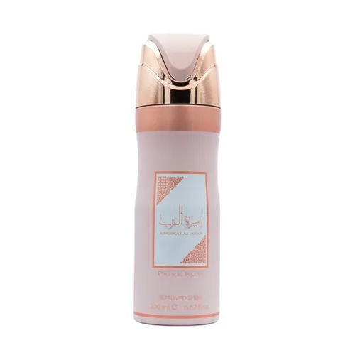 Xịt Khử Mùi Toàn Thân Lattafa Ameerat Al Arab Prive Rose Body Perfumed Spray 200ml
