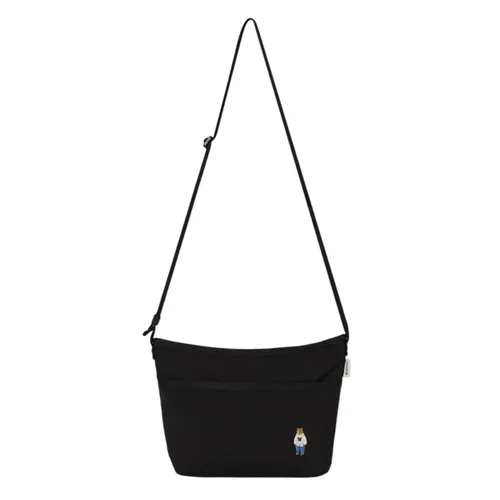 Túi Đeo Chéo&nbsp;WHOAU Steve Nylon Sacoche Bag WHBGG2511A-19-Black Màu Đen