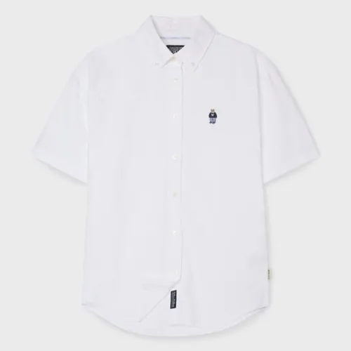 Áo Sơ Mi Nữ WHOAU Steve Oxford Shirts Slim Fit WHYWG2552F-White Màu Trắng