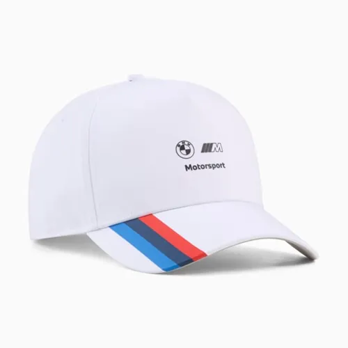 Mũ Lưỡi Trai Nam PUMA x BMW M Motorsport Heritage 02447902 Màu Trắng Size OSFS
