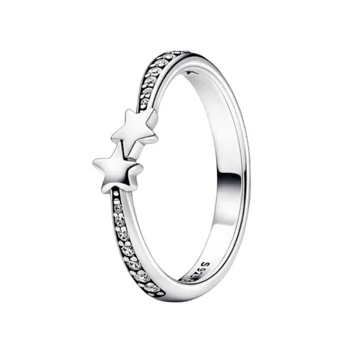 Nhẫn Nữ Pandora Shooting Stars Sparkling Ring 192365C01 Màu Bạc Size 50
