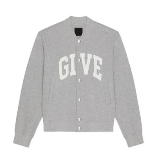 Áo Khoác Nam Givenchy BM017J3YMW 055 Màu Xám Nhạt Size S