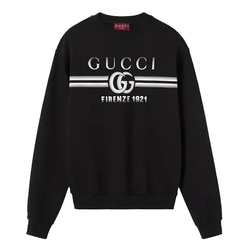 Áo Nỉ Sweater Nam Gucci Sweatshirt 784413 XJGKQ 1152 Màu Đen Size S