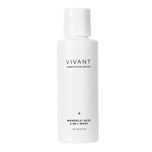 Sữa Rửa Mặt Hỗ Trợ Làm Sáng Da, Giảm Mụn Vivant Skincare Mandelic Acid 3-in-1 Wash 115ml