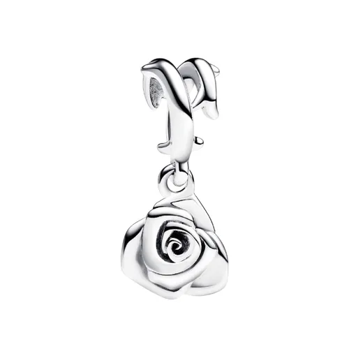 Hạt Vòng Charm Pandora Rose In Bloom Dangle Charm 793213C00 Màu Bạc
