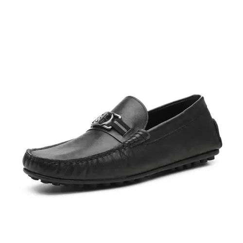 Giày Lười Nam Germano Bellesi 134 Màu Đen Size 39