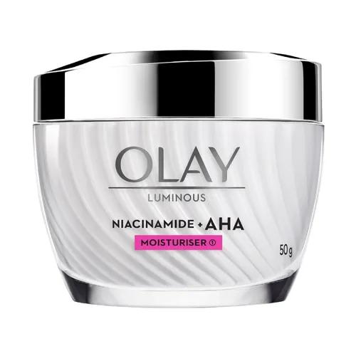 Kem Dưỡng Ẩm Hỗ Trợ Dưỡng Sáng Olay Luminous Niacinamide AHA 50g