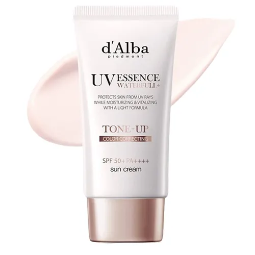 Kem Chống Nắng Nâng Tone D'alba Waterfull Tone-Up Pink Correcting Sun Cream SPF50+ Pa++++ 50ml