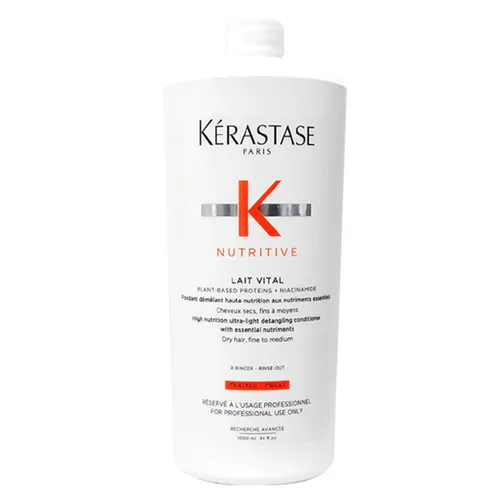 Dầu Xả Kérastase Nutritive Bain Satin Riche Shampoo Lait Vital Conditioner 1000ml
