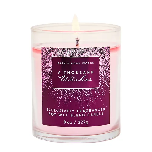 Nến Thơm Bath & Body Works A Thousand Wishes Single Wick Candle 227g