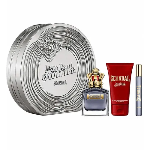 Set Nước Hoa Nam Jean Paul Gaultier Scandal Pour Homme EDT 3 Món