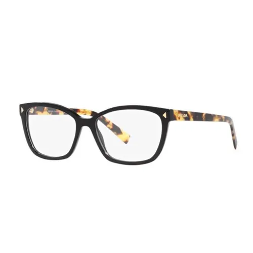 Kính Mắt Cận Prada Eyeglasses PR 15ZV 3891O1 Màu Đen/Vàng