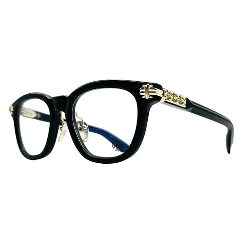 Gọng Kính Chrome Hearts&nbsp;Smoke Show Black 18K Gold Plated Màu Đen