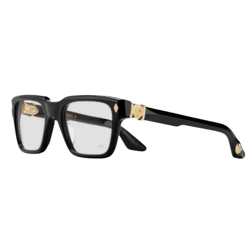 Kính Mắt Cận Chrome Hearts Halllamanass Black / 18k Gold Plated Màu Đen