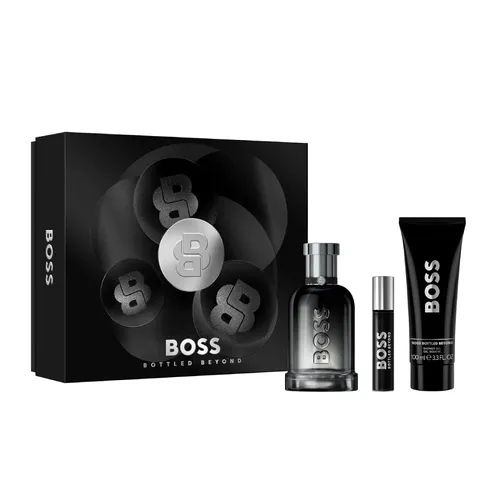 Set Nước Hoa Nam Hugo Boss Boss Bottled Beyond EDP 3PCS (EDP 100ml + Mini 10ml + Shower Gel 100ml)