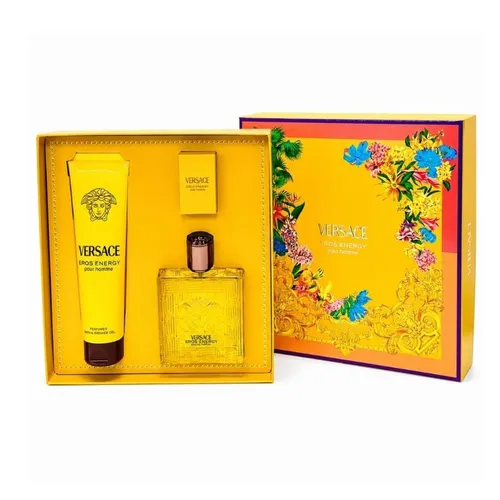 Set Nước Hoa Versace Eros Energy Pour Homme EDP Set 3 Món