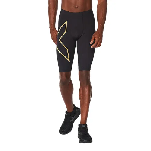 Quần Ngắn Thể Thao Nam 2XU Light Speed Compression MA5331b-BLK/GRF Màu Vàng Đen Size S