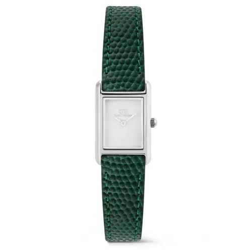 Đồng Hồ Nữ Daniel Wellington Bound Mini Green Lizard White Silver DW00100902 Màu Xanh Trắng