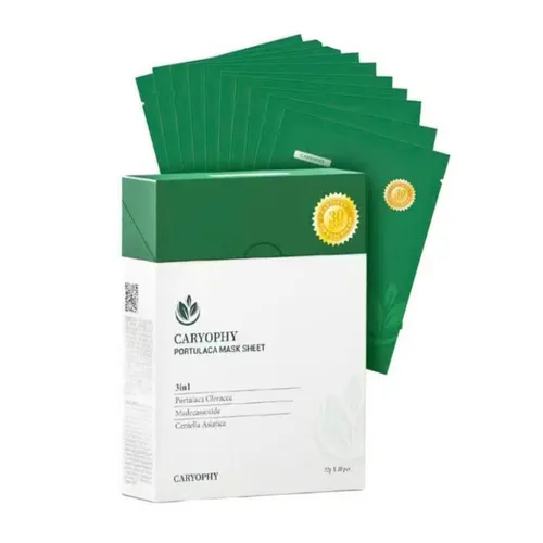 Mặt Nạ Dưỡng Da Caryophy Portulaca Mask Sheet (Hộp 10 Miếng)