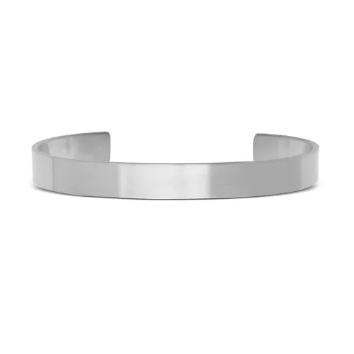 Vòng Đeo Tay Daniel Wellington Line Cuff Brushed DW00401763 Màu Bạc Size S
