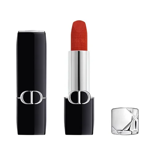 Son Lì Dior Rouge Couture Colour Velvet Finish 777 Fahrenheit Màu Đỏ Cam