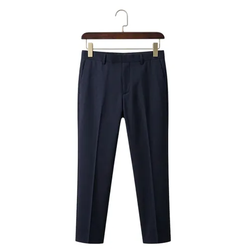 Quần Âu Nam Prada UPA587 Màu Xanh Navy Size 44