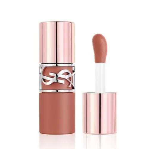Son Kem Yves Saint Laurent YSL Lovenude Lip Stain 510 Flirty Toffee Màu Nâu Caramel Nude