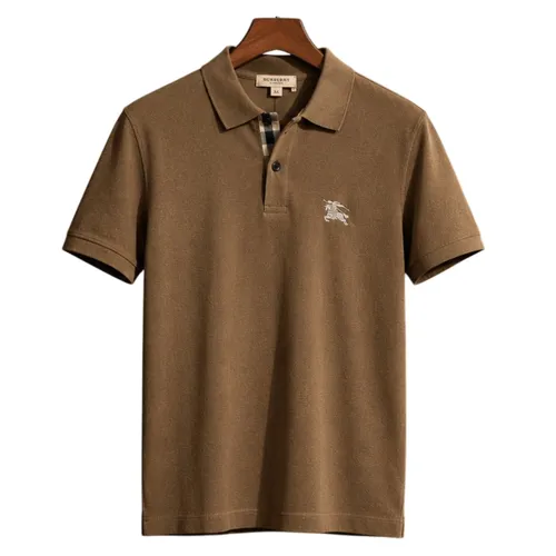 Áo Polo Nam Burberry NGỰA121481UPL Màu Nâu Nhạt Size XS