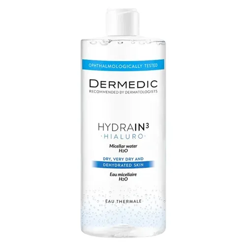 Nước Tẩy Trang Cho Da Khô Dermedic Hydrain3 Micellar Water H2O, 500ml