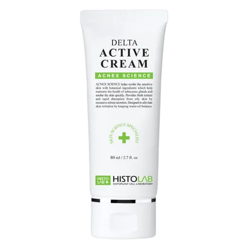 Kem Hỗ Trợ Giảm Mụn Và Kiểm Soát Bã Nhờn Histolab Delta Active Cream 80ml