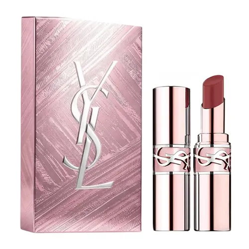 Set Son Dưỡng Yves Saint Laurent YSL Loveshine Candy Glow Balm 7B Nude Pleasure Màu Cam Đất Nude + Hộp Quà Limited
