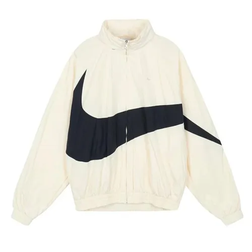Áo Khoác Gió Hai Lớp Nike Swoosh "Coconut Milk" FB7878-113 Màu Trắng Sữa Size M
