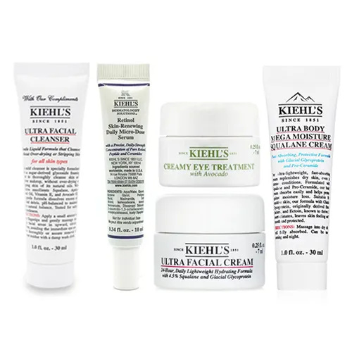 Set Dưỡng Da Kiehl's Master Moisturising Minis Gift Set For Face & Body 5 Món