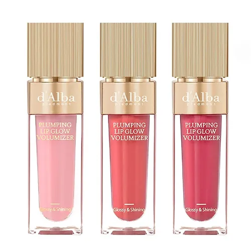 Set Son Bóng D'Alba PPlumping Lip Glow Mood Volumizer (3 x&nbsp; 5ml)