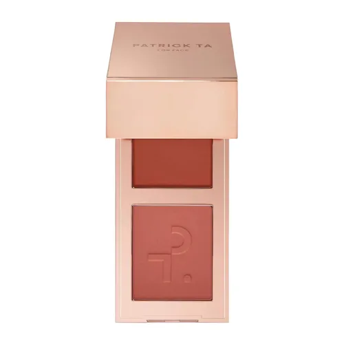 Phấn Má Hồng Patrick Ta 2in1 Double-Take Cream And Power Blush Duo Mini Màu She's Blushing