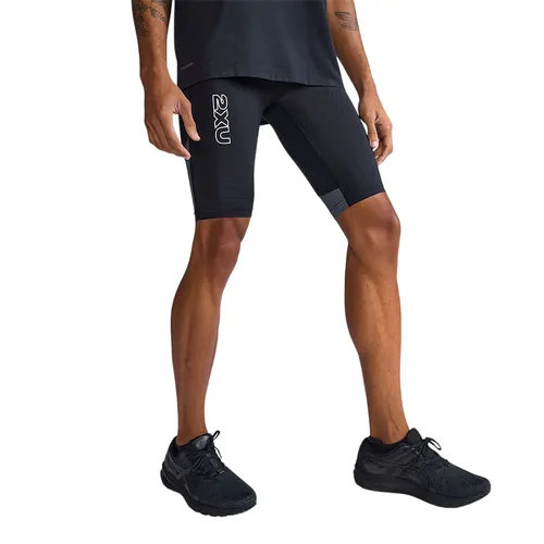 Quần Ngắn Thể Thao 2XU Light Speed React Compression MA7050b-BLK/WRF Màu Đen Size S