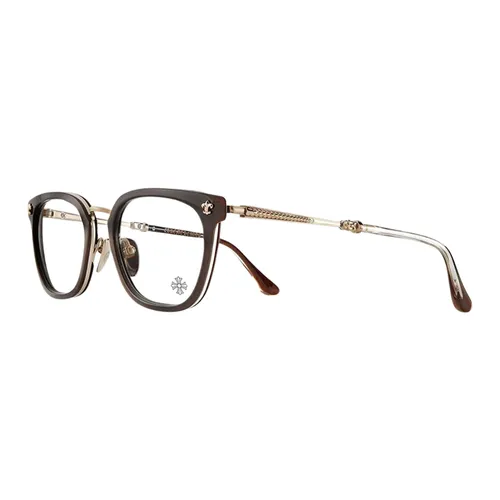 Kính Mắt Cận Chrome Hearts Strapadictome Black/Gold Plated Glasses Màu Vàng Đen