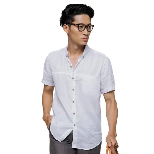 Áo Sơ Mi Nam F2 Fashion & Freedom Linen Men In Style SMMN010-T-S-0820 Màu Trắng Size S