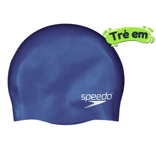 Mũ Bơi Trẻ Em Speedo Plain Moulded Silicone 8-709900002 Màu Xanh Dương