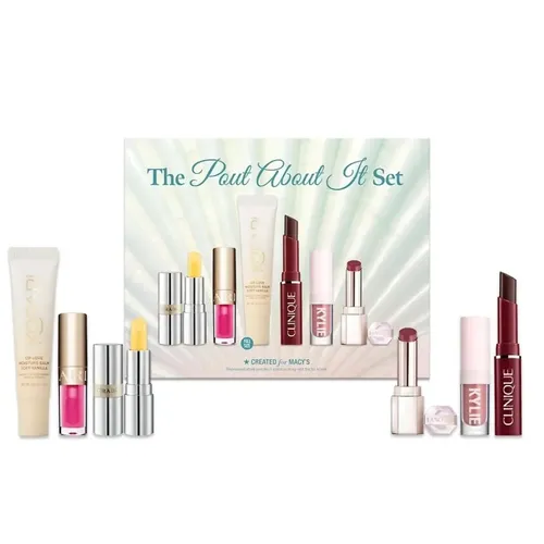Set Son Dưỡng Clarins The Pout About It Makeup Set&nbsp;6 Món