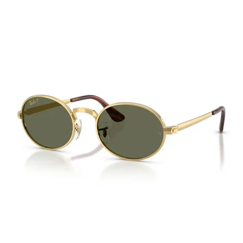 Kính Mát Unisex Rayban Sunglasses Arista Gold Polarized Green 0RB3931 001/58 Màu Xanh Vàng