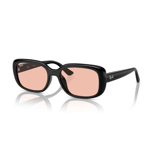 Kính Mát Unisex Rayban Black Dark Pink 0RB4421D 667784 Màu Đen Hồng