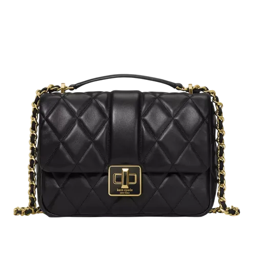 Túi Đeo Chéo Nữ Kate Spade Carey Quilted Small Flap Crossbody KM708 Màu Đen