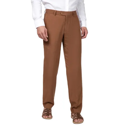 Quần Dài Nam F2 Fashion & Freedom Linen DN02-N-28-0119 Màu Nâu Size 28